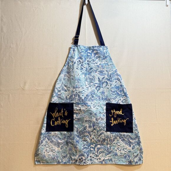 Lilly Pulitzer GWP High Tide What A Lovely Place What's Cooking Good Apron - Picture 1 of 8